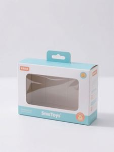 Custom Design Custom Printed Logo Fridge Magnet <b>Packaging</b> <b>Box</b> <b>Small</b> Hook Card <b>Box</b> With Clear Window Custom Toys <b>Packaging</b> - Product Image 2