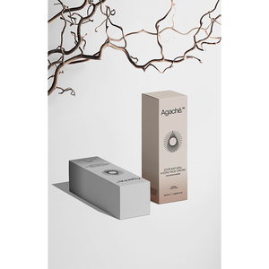 Caja de Embalaje de Cartón Ecológica con Logotipo Personalizado en Relieve, Cierre Magnético y Forro de Esponja para Crema Facial y Polvo Suelto - Product Image 3