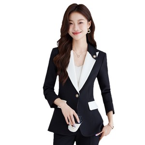 Women's White Suit Set Long Sleeve Formal Spring Commute Wear - Product Image 5