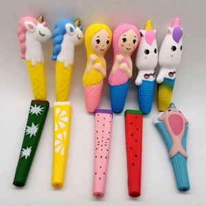 New Design Cute PU <b>Squishy</b> Pen Squeeze Toy 2023 Kawaii Reliever Jumbo <b>Squishy</b> Pen - Product Image 5