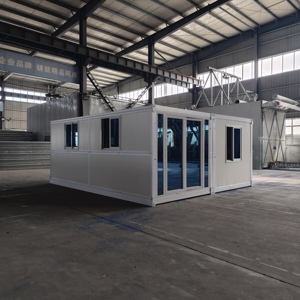 Per 20ft portatile prefabbricato pannello Sandwich casa contenitore pieghevole Mobile struttura <span class=keywords><strong>in</strong></span> acciaio 30 anni di vita di servizio per la casa - Product Image 2