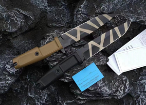 Funda de Cuchillo Táctico Personalizable de Alta Calidad para Bricolaje, Acero Inoxidable, Punta Caída, Mango de Plástico, para Instructores de Actividades al Aire Libre, OEM - Product Image 2
