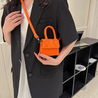 Sacs à main miniatures en feutre coréens mignons, couleur unie, sacs bandoulière polyvalents, design décontracté, cadeaux promotionnels professionnels