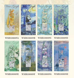 Marque-page en métal à motif de peinture à l'huile célèbre avec pompon, cadeau artistique pour les amateurs de livres, lecteurs et passionnés de littérature, logo personnalisé, impression UV, style antique - Product Image 2