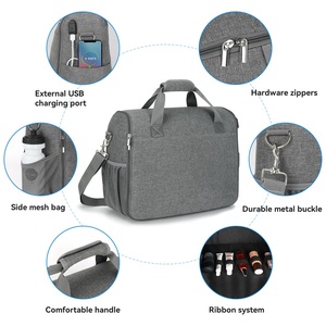 Organisateur de <span class=keywords><strong>valise</strong></span> personnalisé avec logo, étagères de voyage portables et pliables, cubes de rangement pour bagages à main - Product Image 5