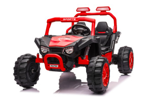 WDHZB9521 Autobus Elettrico per Bambini a 4 Ruote, Giocattolo Ricaricabile a Batteria per Bambini e Neonati, Rosso - Product Image 2