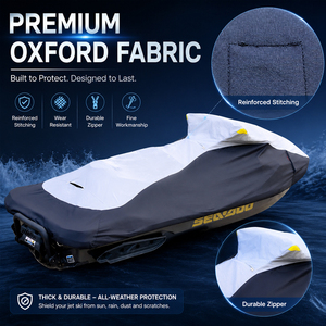 Housse de protection pour <span class=keywords><strong>jet</strong></span> <span class=keywords><strong>ski</strong></span> Bombardier SeaDoo RXT300/GTX300, tissu Oxford résistant à la neige, housse anti-poussière 280000598 - Product Image 2