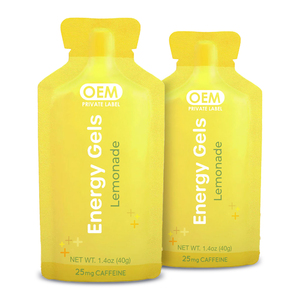 Suplemento Energético OEM Original, Nutrición Deportiva Vegana, <span class=keywords><strong>Gel</strong></span> Energético Sin Gluten, Gelatina Energética para Cualquier Ejercicio - Product Image 3