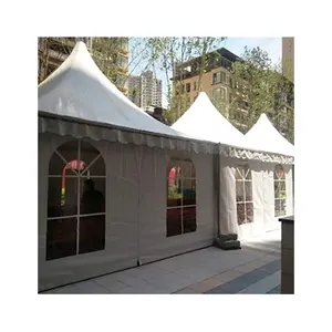 2024 Hoge Kwaliteit Outdoor Pagode Tent 4X4M 6X6M Luxe Bruiloft Aluminium Ceremonie Tenten Voor Evenementen