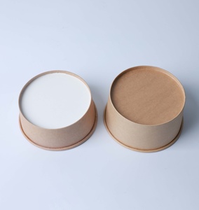 Bol à salade <span class=keywords><strong>Poke</strong></span> jetable de 750 ml, 140 cal, à double paroi, recyclable, en papier kraft, imperméable, avec impression personnalisée du logo - Product Image 6