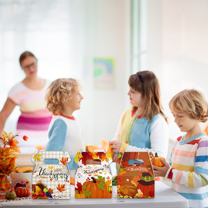 Boîte Cadeau en Gros Thème Automne Thanksgiving Citrouille 3D pour Bonbons et Snacks, Idéale pour la Décoration de Fêtes - Product Image 4