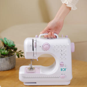 VOF patrón automático <span class=keywords><strong>dobladillo</strong></span> jeans uso doméstico traje overlock máquina de <span class=keywords><strong>coser</strong></span> con pedal - Product Image 4