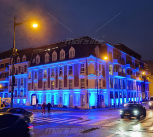18 stuks 20W <span class=keywords><strong>City</strong></span> Color Light Volle Kleur IP65 Waterdicht Hoge Gebouw Wasstraatverlichting LED <span class=keywords><strong>City</strong></span> Color Stageverlichting - Product Image 4