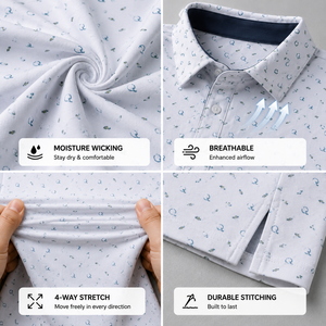 Nouvelle Arrivée 2026 – Polo de Golf Personnalisé à Col Rigide, Léger, à Manches Courtes, Anti-Transpiration et Séchage Rapide - Product Image 4