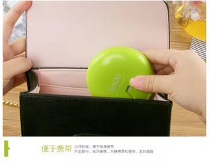 热卖圆形口袋药丸盒，带定制标志药丸盒收纳器7天旅行药丸盒 - Product Image 4