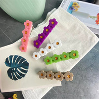 Sayoung quatre en un frais beaucoup coloré nouveau Style mignon fleur pour fille Ganchos Para El Cabello pinces à cheveux en plastique pour cheveux épais