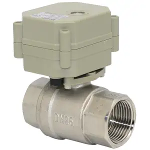 NPT/BSP 1 ''2 cách DC9-24V SS304 cơ giới chỉ số bóng van