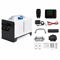 Chauffage de stationnement diesel horizontal tout-en-un KD-W-D8 8KW 12V 24V avec réservoir de carburant intégré de 5L, 10,6KG, pour camion, camping-car, fourgonnette