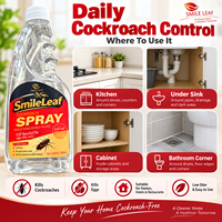 Spray liquide anti-parasites multi-usages pour éliminer les cafards, les fourmis, les puces, les infestations intérieures et extérieures