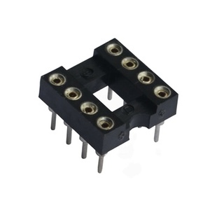 2.54mm Pitch 8POS altın kalay <span class=keywords><strong>CONN</strong></span> IC DIP soket 2*4/8 pozisyon 7.62mm sıra aralığı priz prizler için ICs SIP konektörü - Product Image 1