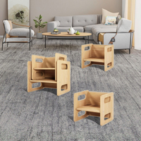 Montessori 1-3 Jahre alte Kinder Tisch & Stuhl Set Moderne Home Office & Schlafzimmer möbel für Entwöhnung & Küche
