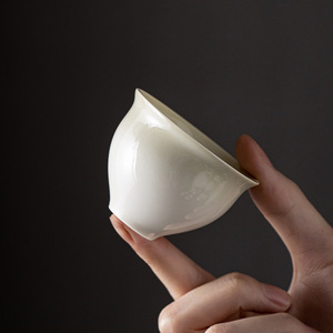Chinese Celadon Glaze Thin Wall <b>Teacup</b> Porcelain Kung Fu Tea Cup Single Cup Afternoon Tea Use Round Shape Dehua Origin - Product Image 2