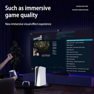 Q10  Game Stick God of War 4K HD S905Y2 <span class=keywords><strong>Chip</strong></span> Consoles de jeux rétro TV Stick avec 2 manettes sans fil Jeux vidéo Conso - Product Image 5