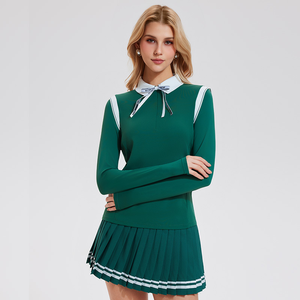 Camiseta <span class=keywords><strong>Polo</strong></span> DOVEARK de Verano con Logotipo Personalizado, de Manga Larga, para Deportes al Aire Libre, Golf, para <span class=keywords><strong>Mujer</strong></span>, Diseño Simple y Versátil, Efecto de Dos Piezas - Product Image 2