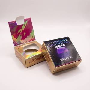 กล่องของขวัญแก้วใสทรงกลมแบบกำหนดเองสำหรับร้านขายยา กล่องของขวัญแบบลิ้นชักหนาสำหรับบรรจุภัณฑ์ดอกไม้แห้ง - Product Image 2