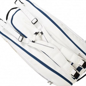 Échantillon gratuit 2024 Sac de sport personnalisé imperméable et anti-poussière pour raquettes de tennis, plage, badminton, pickleball, sac à dos en cuir - Product Image 2