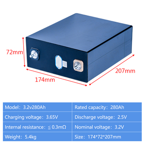 بطارية ليثيوم أيون Lifepo4 المنشورية v 280ah للدراجات النارية بسعات مختلفة 304 أمبير/ساعة 306 أمبير/ساعة 314 أمبير/ساعة 320 أمبير/ساعة 330 أمبير/ساعة بطارية شمسية - Product Image 2