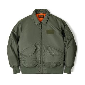 Chaqueta Bomber de Vuelo <span class=keywords><strong>Retro</strong></span> de Invierno Personalizada de Alta Calidad para Hombre, Chaqueta Bomber de Vuelo Clásica con Cremallera de Nailon Grueso - Product Image 1