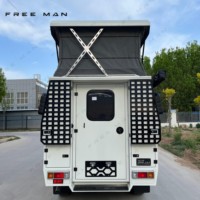 Novo Design de Campers de Caminhão com Lados Macios e Estrutura Pop-up, Placa de Parede em Composto FRP, Janela de RV, Caravanas Familiares