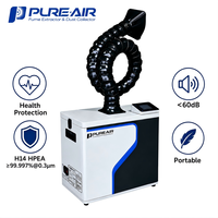Extracteur de fumée laser intelligent antistatique Pure-Air PA-F250s, norme européenne, avec filtre HEPA et moteur pour découpe laser PET
