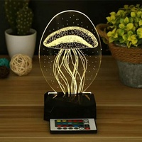 Nouvelle Base LED RGB pour Décoration de Lit, Alimentée par Piles, pour Piano et Veilleuse LED, Idéale pour Acrylique