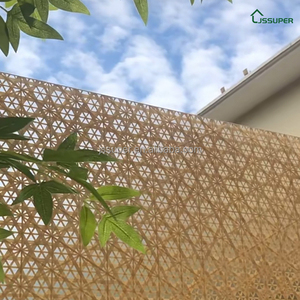 Tấm nhựa composite tre đan, tấm tre tạo bóng xuyên sáng, tấm trang trí hình cây băng, vách ngăn trang trí, tấm acrylic - Product Image 3