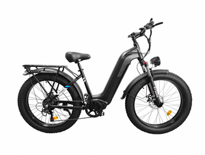Vélo électrique en alliage d'aluminium avec roues de 26 pouces et moteur de 1000 W |   8 vitesses et batterie amovible |   Utilisation en ville/sur route - Product Image 5