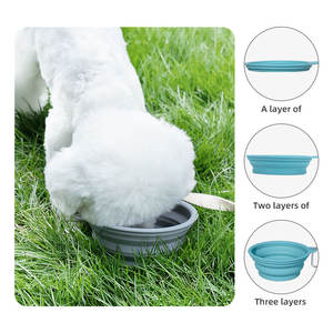 Ciotola di cibo per animali domestici pieghevole per esterni con logo personalizzato Anti-fuoriuscita in <span class=keywords><strong>Silicone</strong></span> per cani e gatti - Product Image 6