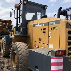 Chargeur sur pneus d'occasion Lonking LG833B Chargeur frontal d'occasion de 3 tonnes de haute qualité à Shanghai Yard - Product Image 2