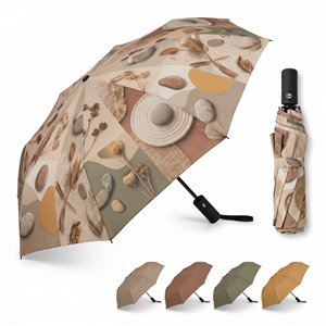 Automatic Open 95cm Diameter Parapluie Windproof 18m/s UPF50 Protection 800mm Water <b>Repellency</b> Rating Folding <b>Umbrella</b> with Logo - Product Image 3