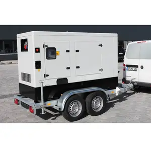 Generator daya diesel deutz 21kw 22kw 25kw pada trailer generator senyap di kenya
