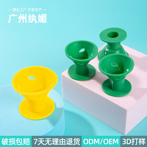 Bigoudis en silicone sans chaleur en forme de champignon pour cheveux mi-courts, lot de 5 grands et 5 petits, colorés - Product Image 2