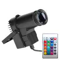 Projecteur LED Mini Pinspot Professionnel 15W RGBW DMX512 à Activation Sonore pour Scène, Mariage, Discothèque, Club, Fête, Spectacle