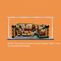 Présentoir acrylique détachable de pièces, pour le modèle Lego, briques, affichage de jouets, Lucite, modèle de voiture