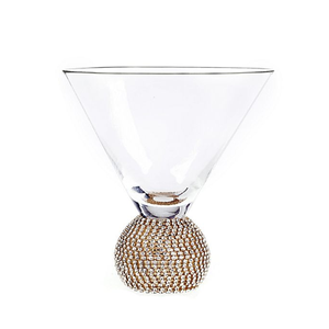 Lunettes <span class=keywords><strong>Martini</strong></span> en boule de cristal pour femmes, verres à fond strass, sans monture - Product Image 2