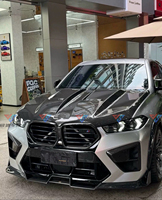 Capó estilo LU de fibra de carbono seco de alta calidad para BMW X6 X6m G06 F96, Kit de cuerpo de fibra de carbono seco, cubierta de motor