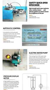 Esterilizador <span class=keywords><strong>a</strong></span> <span class=keywords><strong>Vapor</strong></span> Vertical de Alta Temperatura con Pantalla LED, <span class=keywords><strong>Autoclave</strong></span> de Laboratorio - Product Image 5