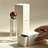Botol Parfum Mewah Kosong Silinder 100ml Kaca Dengan Kotak, Promo Panas