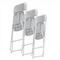 Chaises de jardin en plastique blanches, pliables, portables, imperméables, durables, écologiques, design moderne, haute qualité, vente en gros, pour la maison et le bar