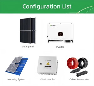 Système solaire photovoltaïque triphasé Growatt 220V/480V 25-70kW sur réseau, kit complet, norme américaine pour les États-Unis, le Canada et le Mexique - Product Image 4